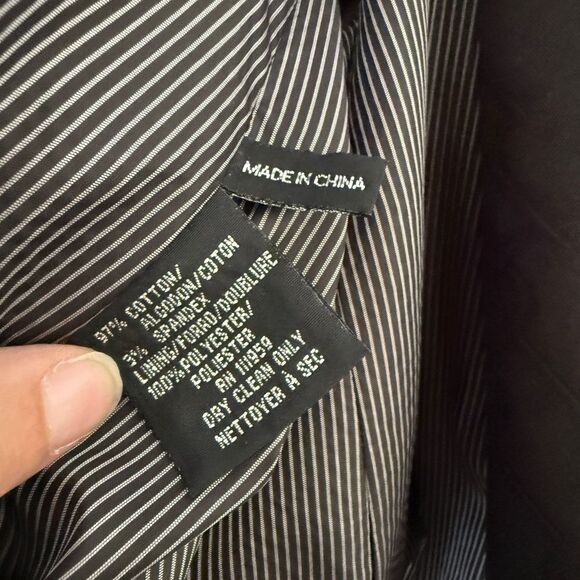 Atelier Black Two Piece Cropped Blazer and Sleeveless Dress with Pockets - Picture 12 of 13